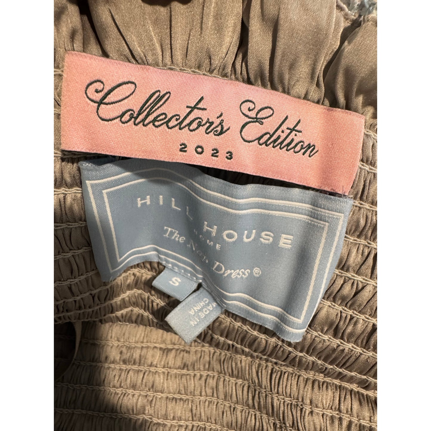 Hill House Home The Ellie Nap Dress Silver Sequin Collectors Edition Size Small